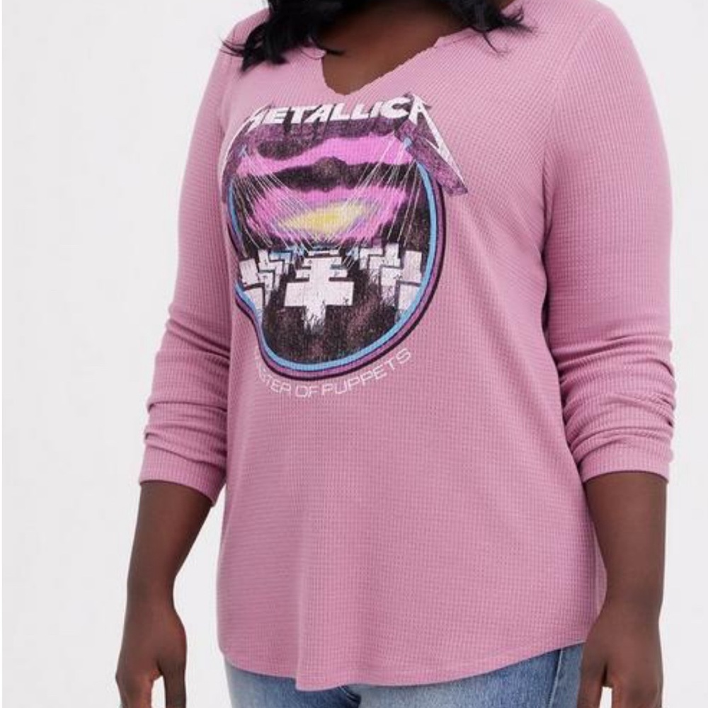 Torrid Metallica Long Sleeve Tee